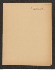 k.k. naturhistorisches Hofmuseum, Intendanzakten 1885-1896 (Hauer), Aktenzahl Z.172/1893, Seite 1